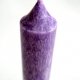 Bougie stéarine végétale violet