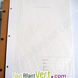 Recharge 10 feuillets pour l\'herbier recycl