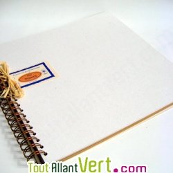 Album photo scrapbooking blanc recycl 30x30cm 30 pages