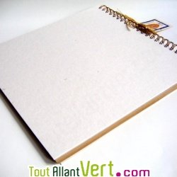 Album photo scrapbooking blanc recycl 30x30cm 30 pages
