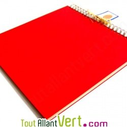 Album photo scrapbooking rouge recycl 30x30cm 30 pages