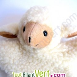 Marionnette agneau 100% laine 20cm