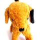 Peluche Chien Brun 24x23cm coton biologique