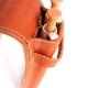 Etui en cuir cognac avec 1 Stylo et 1 porte-mine rtractables