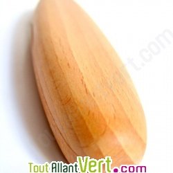 Coffret 1 stylo rtractable en bois de htre