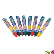 Crayon de couleur pour textiles, 8 couleurs, Toys Pure