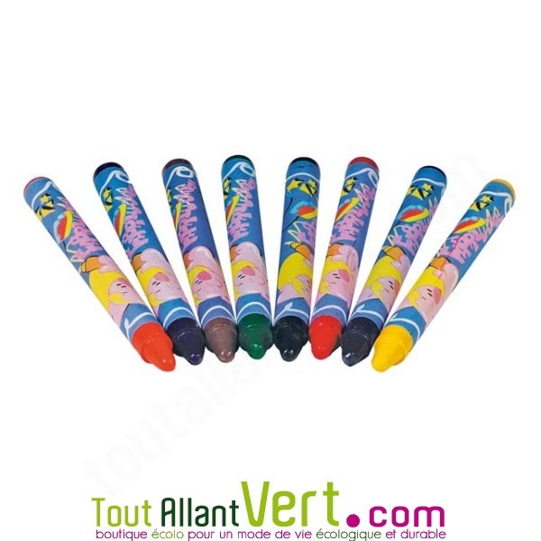 Crayon de couleur pour textiles, 8 couleurs, Toys Pure achat vente  écologique - Acheter sur