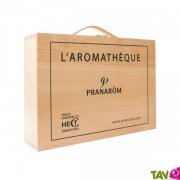 Coffret Aromathèque en bois pour 60 flacons huiles essentielles