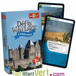 Jeu de cartes Défis Nature : Châteaux, 7 ans +
