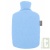 Bouillotte à eau bleue 1,6L housse polaire et bioplastique