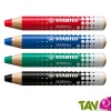 Crayon marqueur effaable pour tableau blanc et ardoise, lot de 5