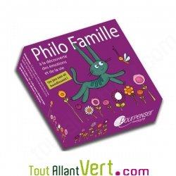 Philo Famille, jeu de cartes de 9 familles, 4 ans+