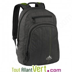 Sac  dos noir recycl  partir de bouteilles plastiques recycles, Vaude