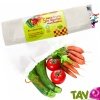 5 Sacs en coton bio pour transporter et conserver fruits et légumes, 35cm