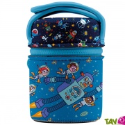 Lunch box enfant isotherme inox avec housse Robot 0.5L