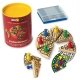 Tampon en bois pour crer tes propres mandalas + encreur, 6 ans