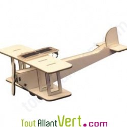 Biplan  construire bois et nergie solaire, 8 ans+