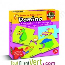 Jeu d\'veil Drles de Btes Domino